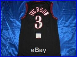 Allen Iverson Autographed 76ers Signed NBA Jersey with COA Authentic