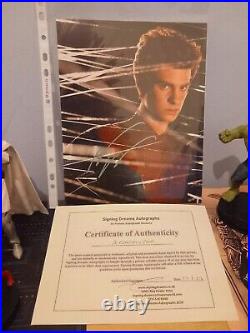Andrew Garfield SIGNED Photo The Amazing Spider-Man With COA