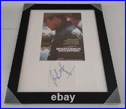 Ang Lee Brokeback Mountain with COA Hand Signed Framed Print New