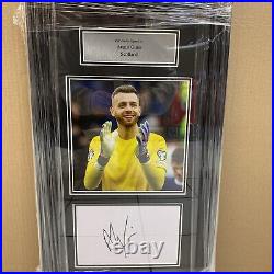 Angus Gunn Hand Signed Framed Scotland Picture Display With Coa