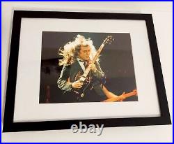 Angus Young AC/DC Autographed Photo Framed In 11x14 With COA
