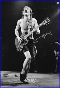 Angus Young Musician ACDC Signed Photograph 1 With Proof & COA