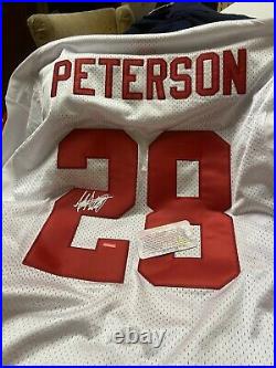 Anrian Peterson Oklahoma Sooners Nike Authentic Jersey Autographed With Coa