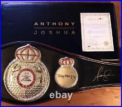 Anthony Joshua, Hand-Signed Replica WBA Belt in Branded Briefcase, with COA