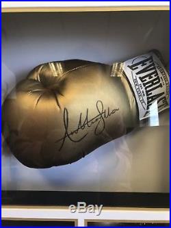 Anthony joshua signed boxing glove Framed With COA