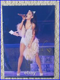 Ariana Grande Signed Autographed Glossy Picture With Coa