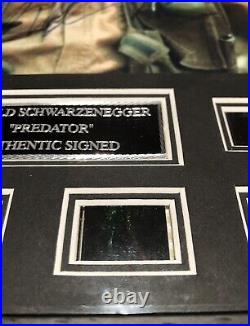 Arnold Schwarzenegger Predator 2520cm / 108 inches signed and framed with COA