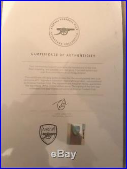 Arsene Wenger Framed Mosaic Print Signed By Arsene Wenger With Official COA