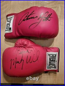 Arturo Gatti Micky Ward Signed Boxing Gloves with CoA
