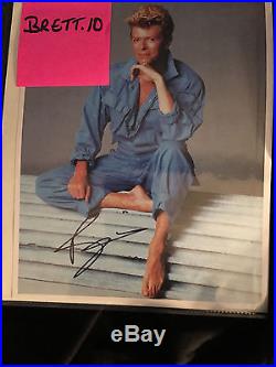 Authentic David Bowie 8x10 Autograph Color Photo With Coa