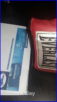 Authentic Muhammad Ali signed glove with Online OnlineAuthentics COA
