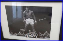 Authentic Muhammad ali signed picture framed with COA and photo proof
