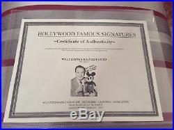 Authentic Walt Disney signed photograph Autograph Signature with COA