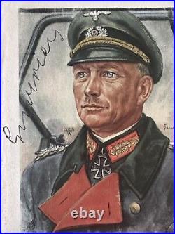 Autograph of Heinz Guderian (with COA)