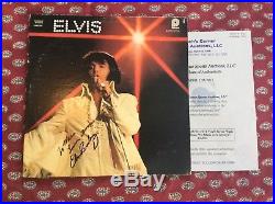 Autographed ELVIS PRESLEY LP with COA rare SIGNED original