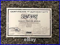 Autographed Eminem COA With Limited Edition /99 Fine Art Print Skam2 Shady