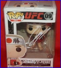 Autographed George St-Pierre signed UFC pop Funko with COA a