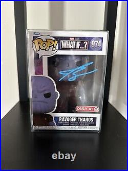 Autographed Thanos Funko Pop With COA Josh Brolin