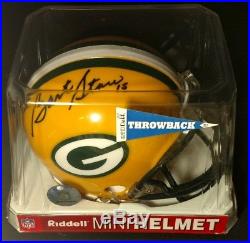 BART STARR Signed/Autographed MINI-HELMET Riddell Green Bay Packers HOF with COA