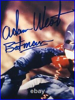 BATMAN ADAM WEST Signed iconic picture framed with COA