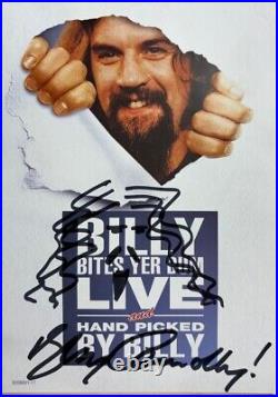 BILLY CONNOLLY AUTOGRAPH (Signed and Self Sketch with COA)