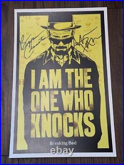 BREAKING BAD SHOW POSTER 11x17 SIGNED & AUTHENTICATED with COA