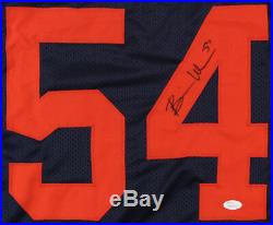 BRIAN URLACHER AUTOGRAPHED SIGNED STAT JERSEY with JSA WITNESSED COA #WPP056430