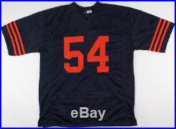 BRIAN URLACHER AUTOGRAPHED SIGNED STAT JERSEY with JSA WITNESSED COA #WPP056430