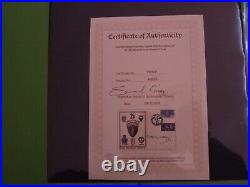 BRITISH FILM YEAR FDC SIGNED ALEC GUINNESS & PHOTOGRAPHER ANGUS McBEAN WITH COA
