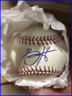 BRYCE HARPER SIGNED Autograph With MLB COA Authentication On ROMLB Baseball