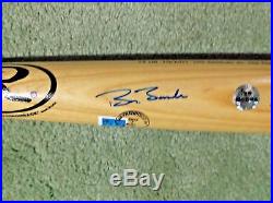 Barry Bonds Signed Autograph RARE 73rd Home Run Bat COA/Hologram Cert With Case