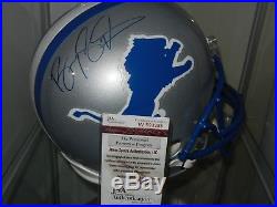 Barry Sanders Signed Autographed Detroit Lions Replica Helmet With JSA COA