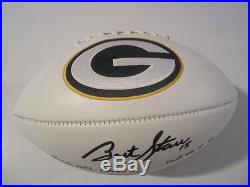 Bart Starr Green Bay Packers Football autographed with inscriptions with COA