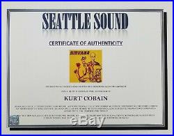 Beautiful Kurt Cobain Original Nirvana Signed Autograph Incesticide CD With Coa