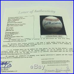 Beautiful Ted Williams Signed Autographed American League Baseball With JSA COA