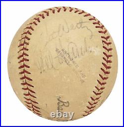 Beautiful Tris Speaker Sweet Spot Signed Autographed Baseball With Beckett COA