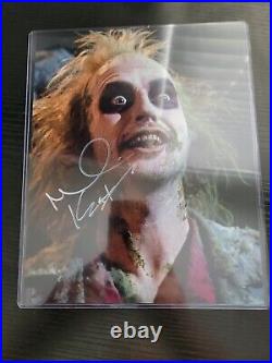 Beetlejuice 8×10 Photo Signed By Michael Keaton With COA
