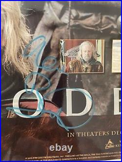 Bernard Hill Autograph with COA LOTR