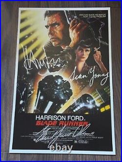 Blade Runner Signed Movie Poster 11x17 with COA Authentic Memorabilia