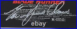 Blade Runner Signed Movie Poster 11x17 with COA Authentic Memorabilia