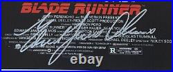 Blade Runner Signed Movie Poster 11x17 with COA Authentic Memorabilia