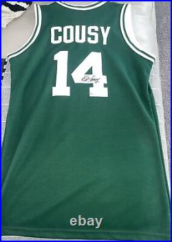 Bob Cousy autograph Jersey With Coa
