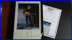 Bob Dylan Autograph A Vintage Signed White Card With Roger Epperson Coa