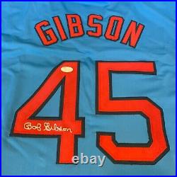 Bob Gibson Signed Autographed St. Louis Cardinals Jersey With JSA COA