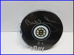 Bobby Orr Autographed Boston Bruins Hockey Puck Hand-Signed with COA
