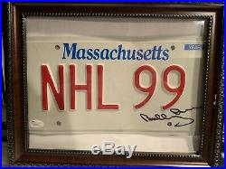 Bobby Orr Mass Autographed License Plate With COA
