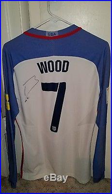 Bobby Wood Autographed USMNT Game-Worn Goal scoring jersey. With COA
