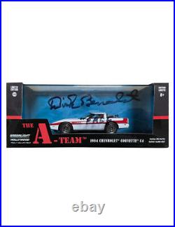 Boxed A-Team Corvette Model Car Signed by Dirk Benedict 100% Authentic With COA