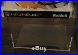 Brett Favre Autographed Mini Helmet with super bowl inscription COA! Packers #4