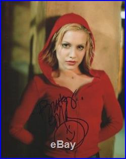 Brittany Murphy Signed Autograph Gorgeous In Red Hoodie 8x10 Photo With COA pj